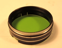 Grünfilter für Plattenkamera